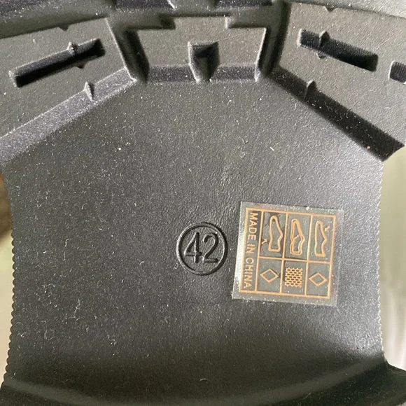 shiny black faux leather loafers - Picture 4 of 6